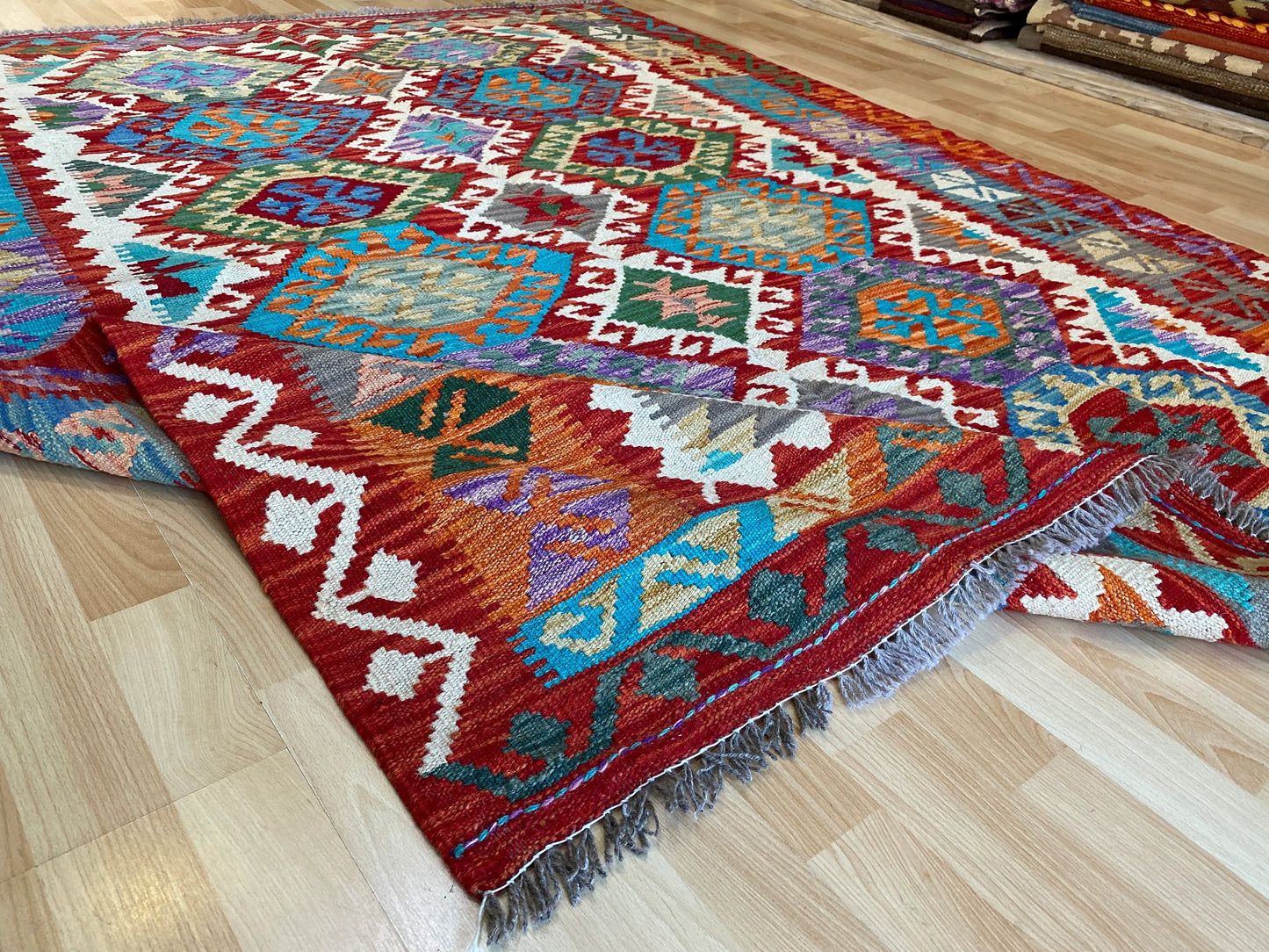 Classic Afghan Maimana Kilim