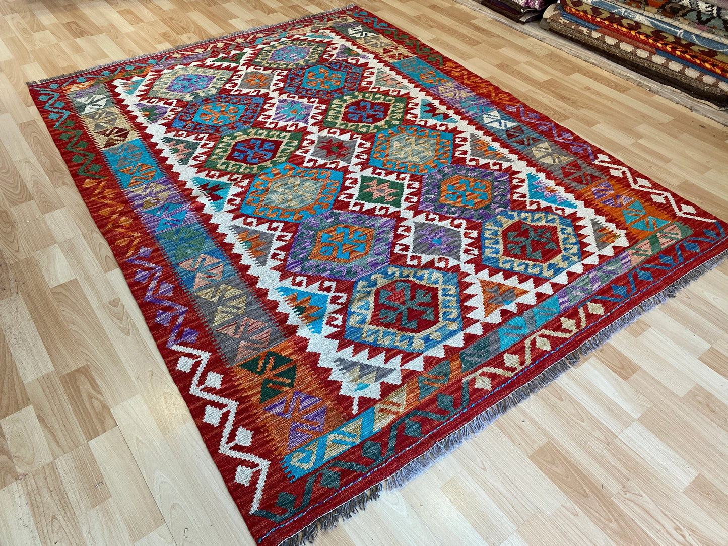 Classic Afghan Maimana Kilim