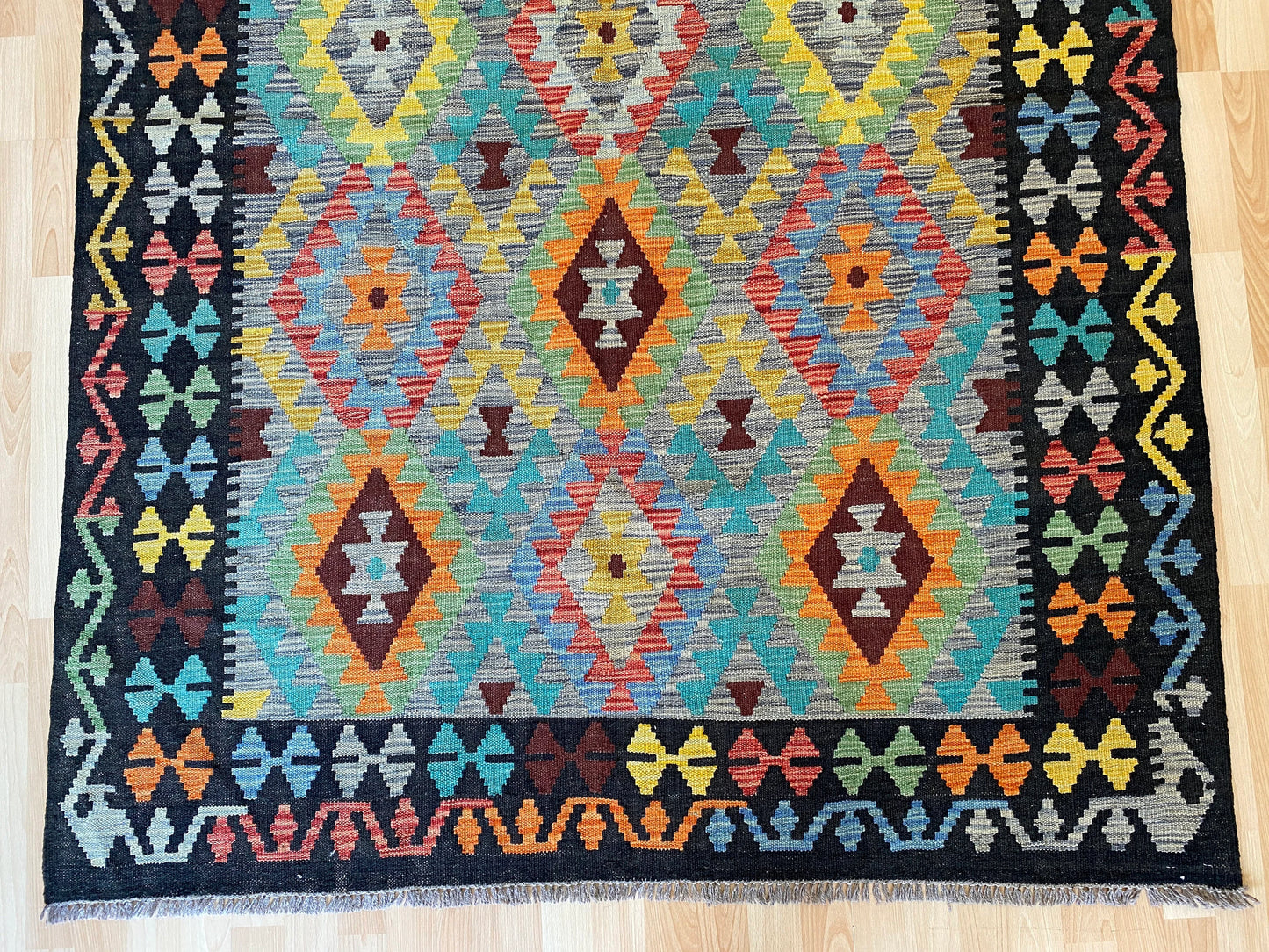 Classic Afghan Maimana Kilim
