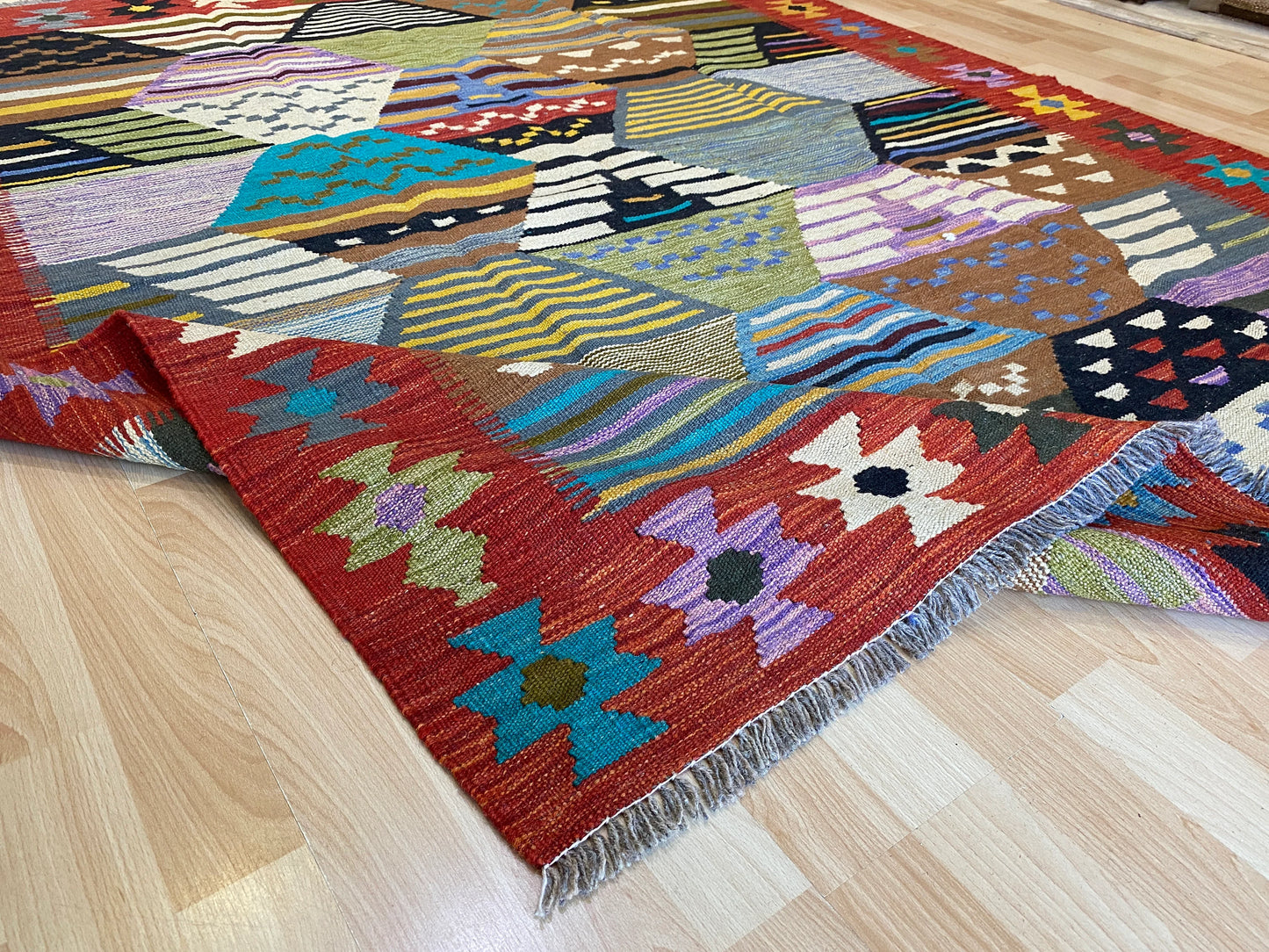 Classic Afghan Maimana Kilim