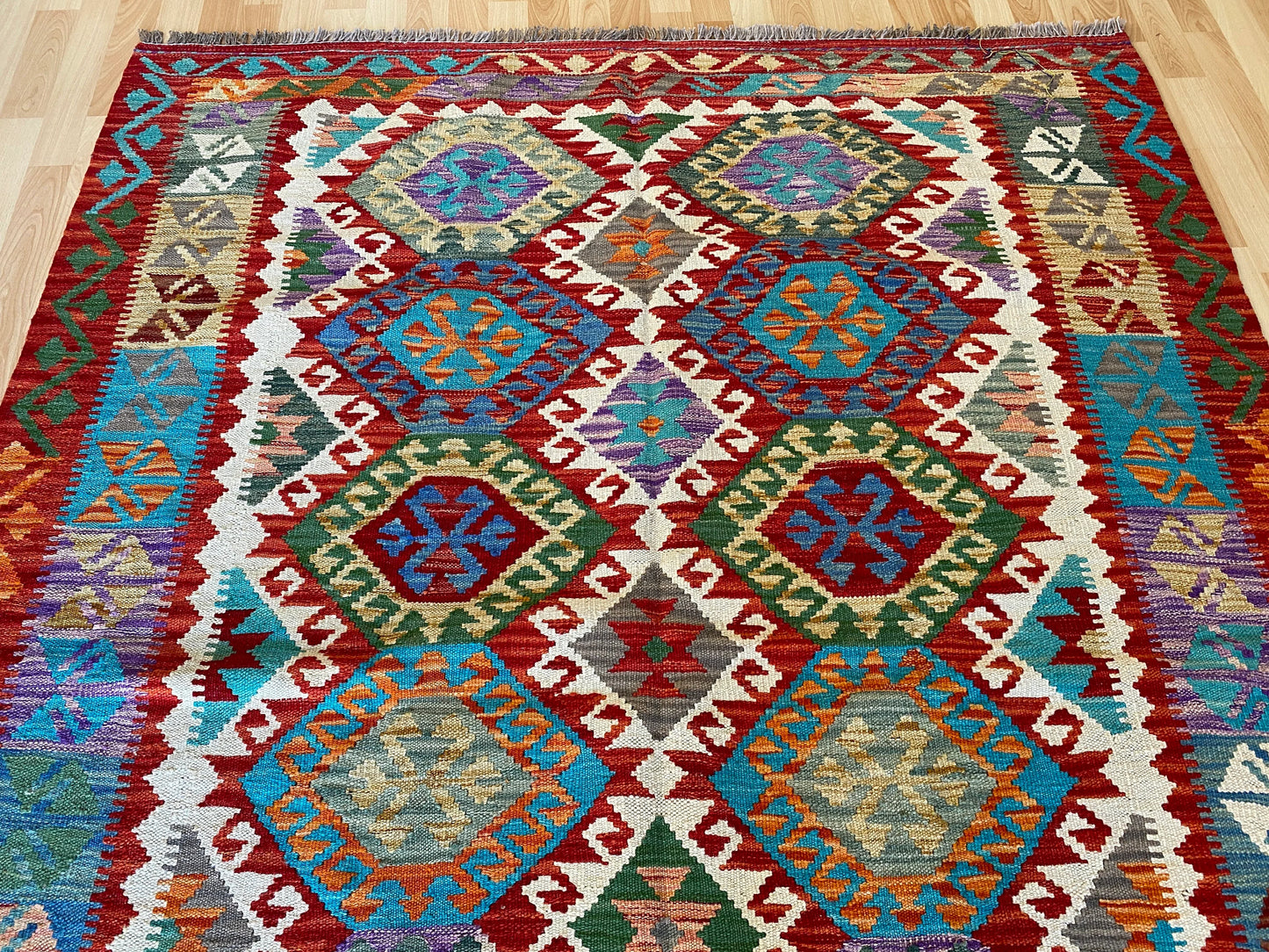 Classic Afghan Maimana Kilim