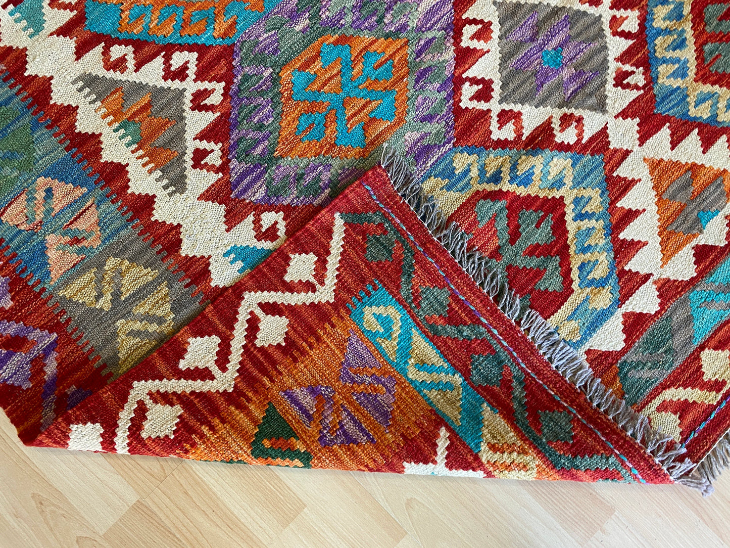 Classic Afghan Maimana Kilim