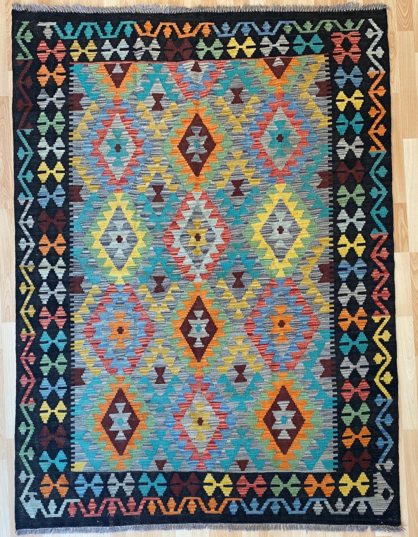 Classic Afghan Maimana Kilim
