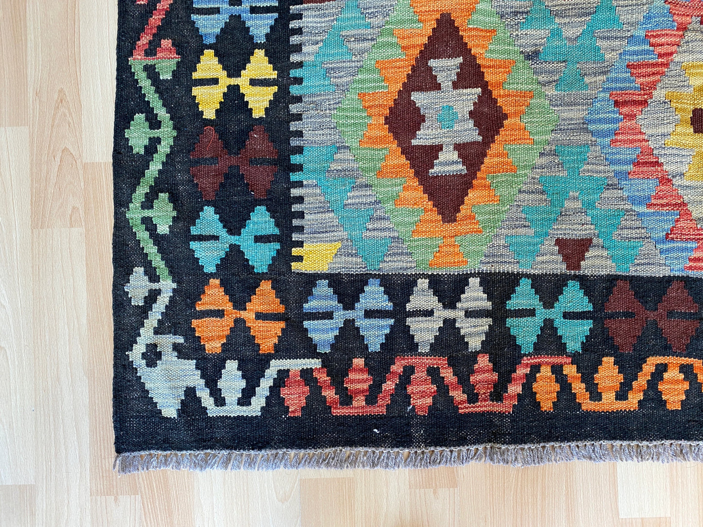 Classic Afghan Maimana Kilim
