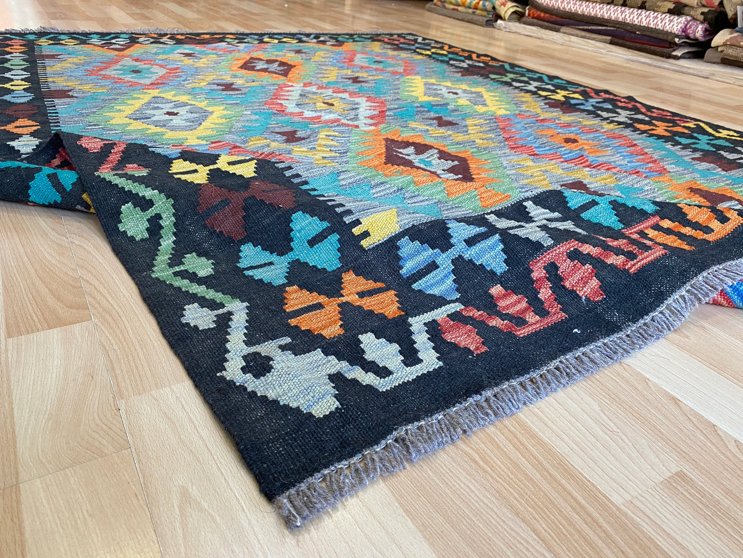Classic Afghan Maimana Kilim
