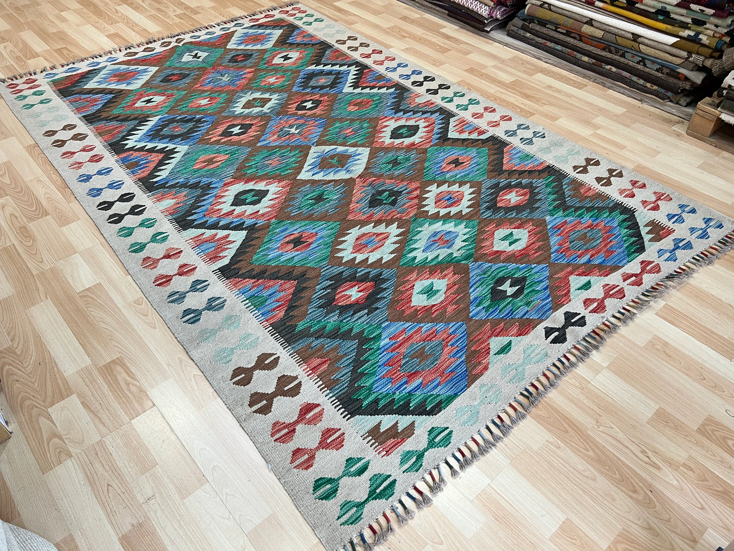 Classic Afghan Maimana Kilim
