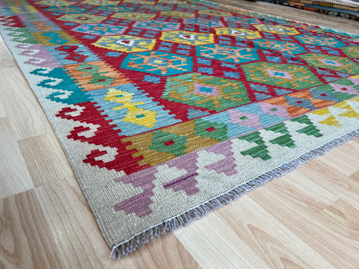 Classic Afghan Maimana Kilim
