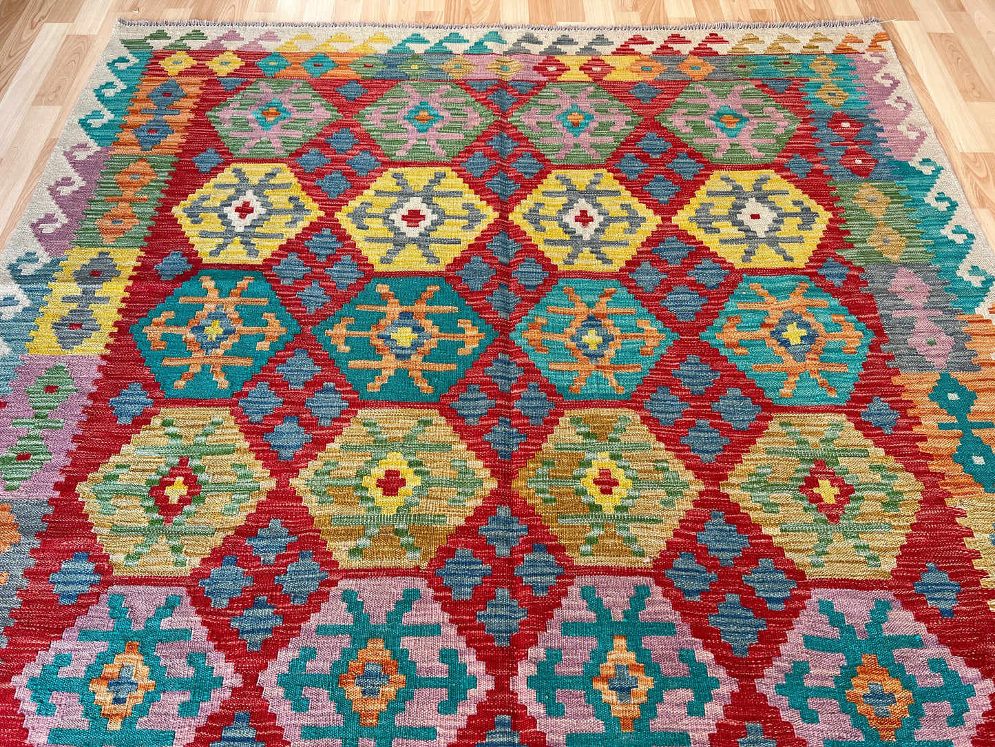 Classic Afghan Maimana Kilim