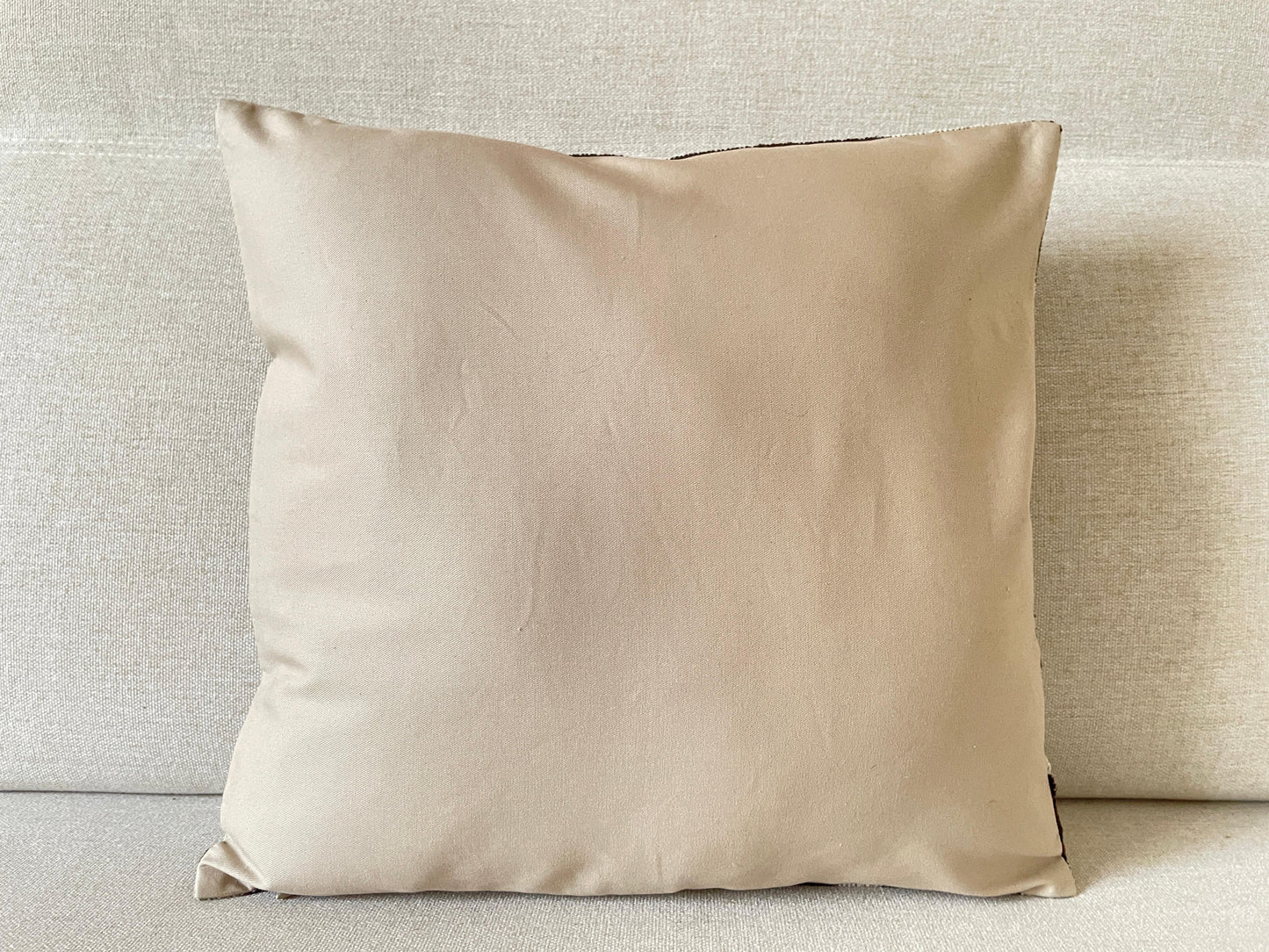 Ikat Velvet silk cushion 40x40cm.