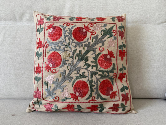 Suzani Hand Embroidered Cushion