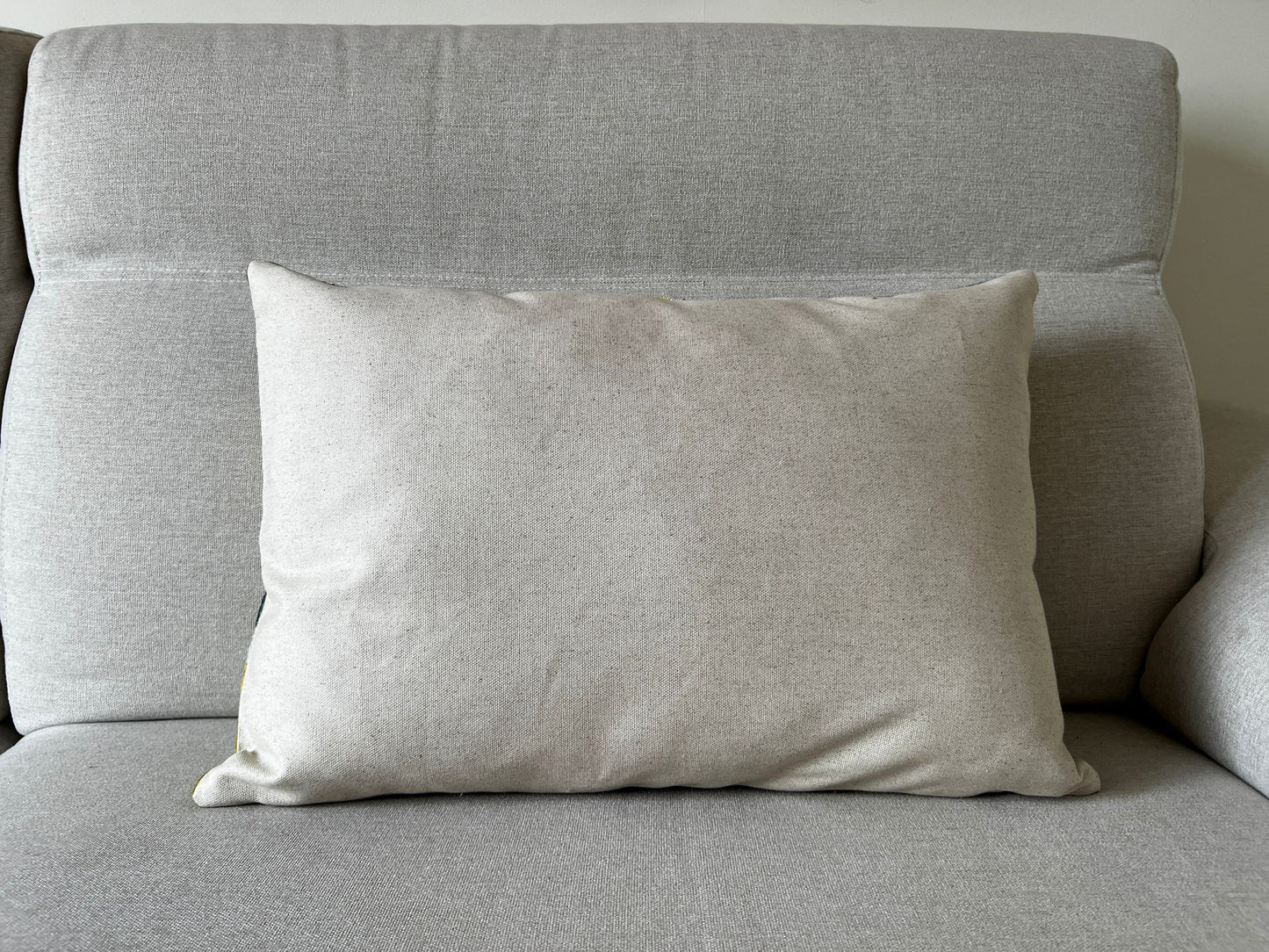 Ikat velvet cushion Hand made (40x60cm)