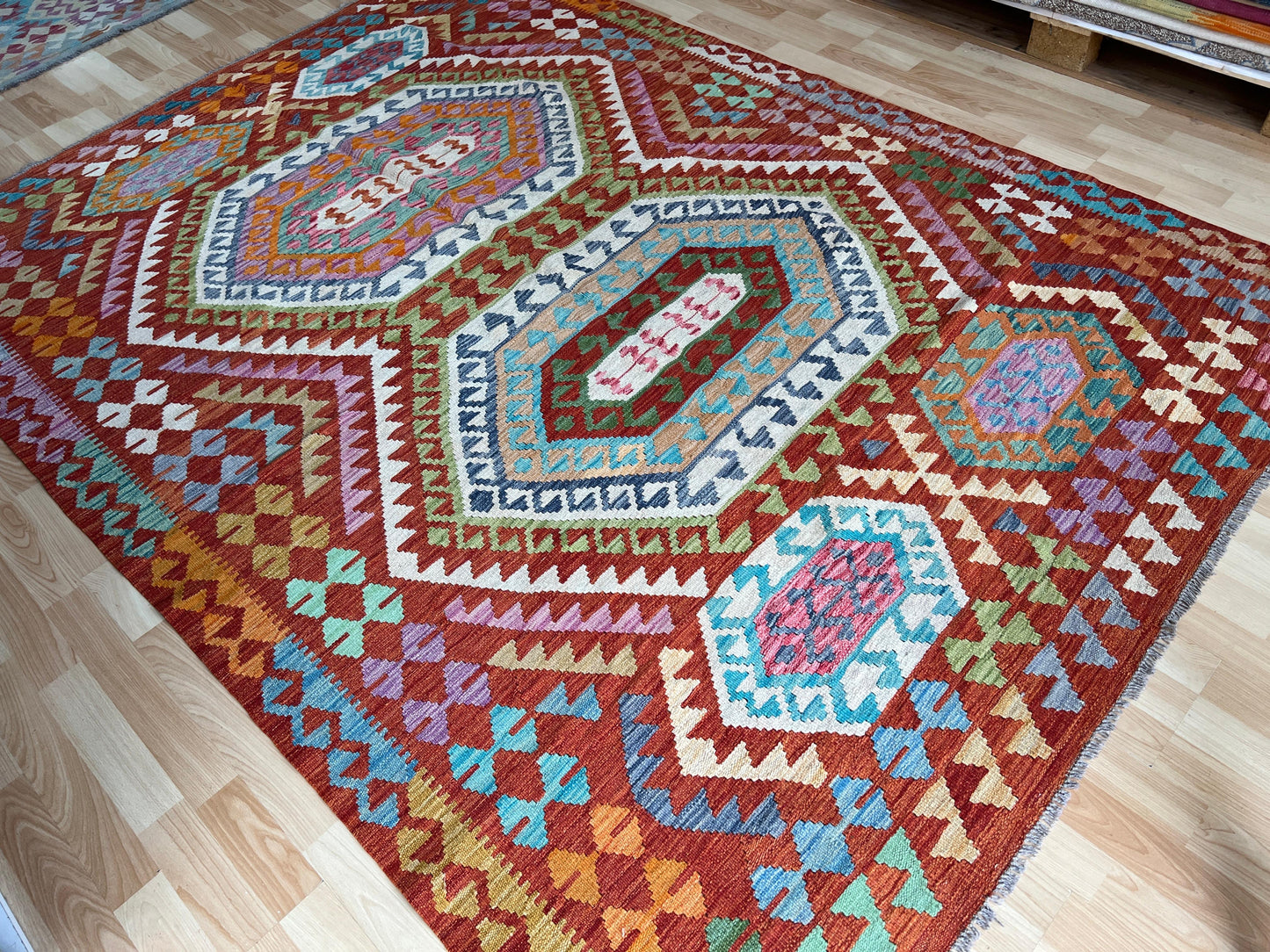 Classic Afghan Maimana Kilim