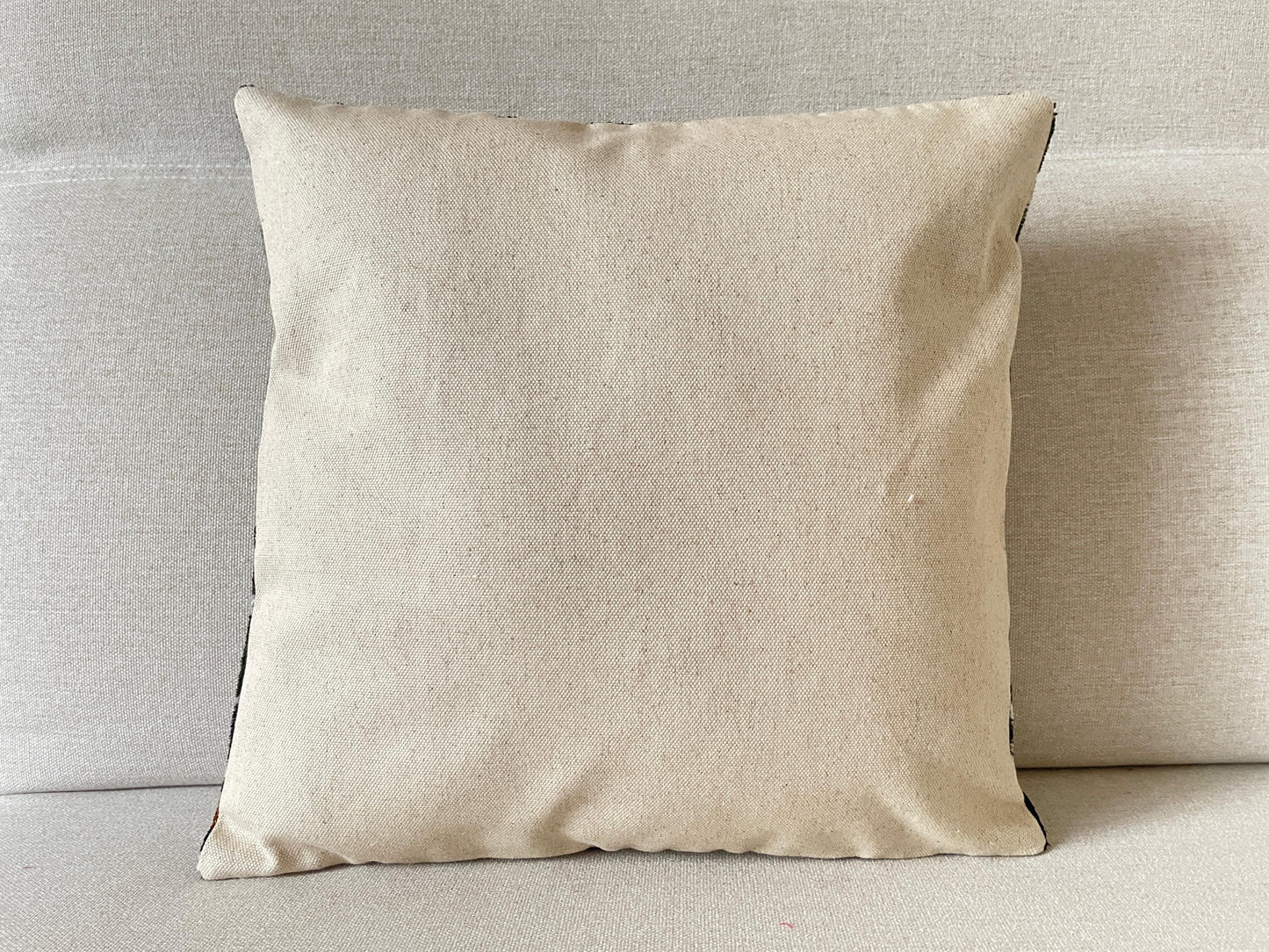 Ikat Velvet silk cushion 40x40cm.
