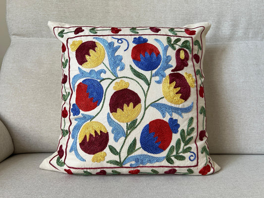 Suzani Hand Embroidered Cushion