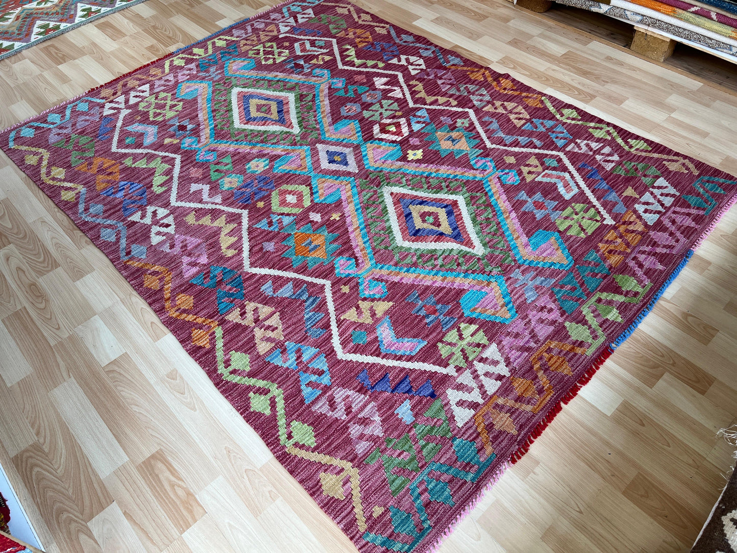 Classic Afghan Maimana Kilim