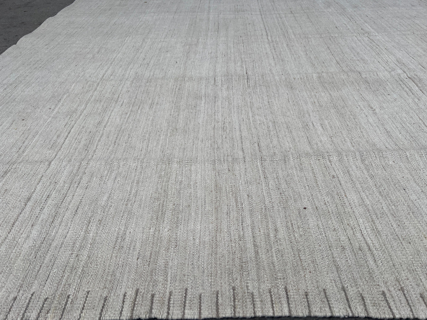 Contemporary plain kilim.