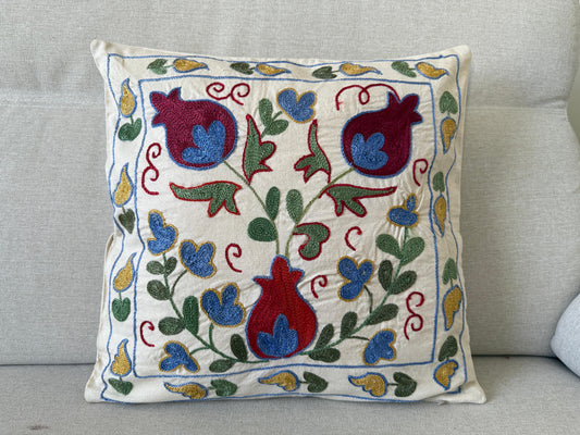 Suzani Hand Embroidered Cushion
