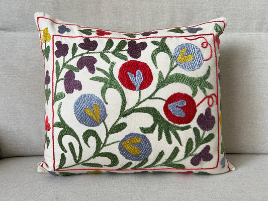 Suzani Hand Embroidered Cushion