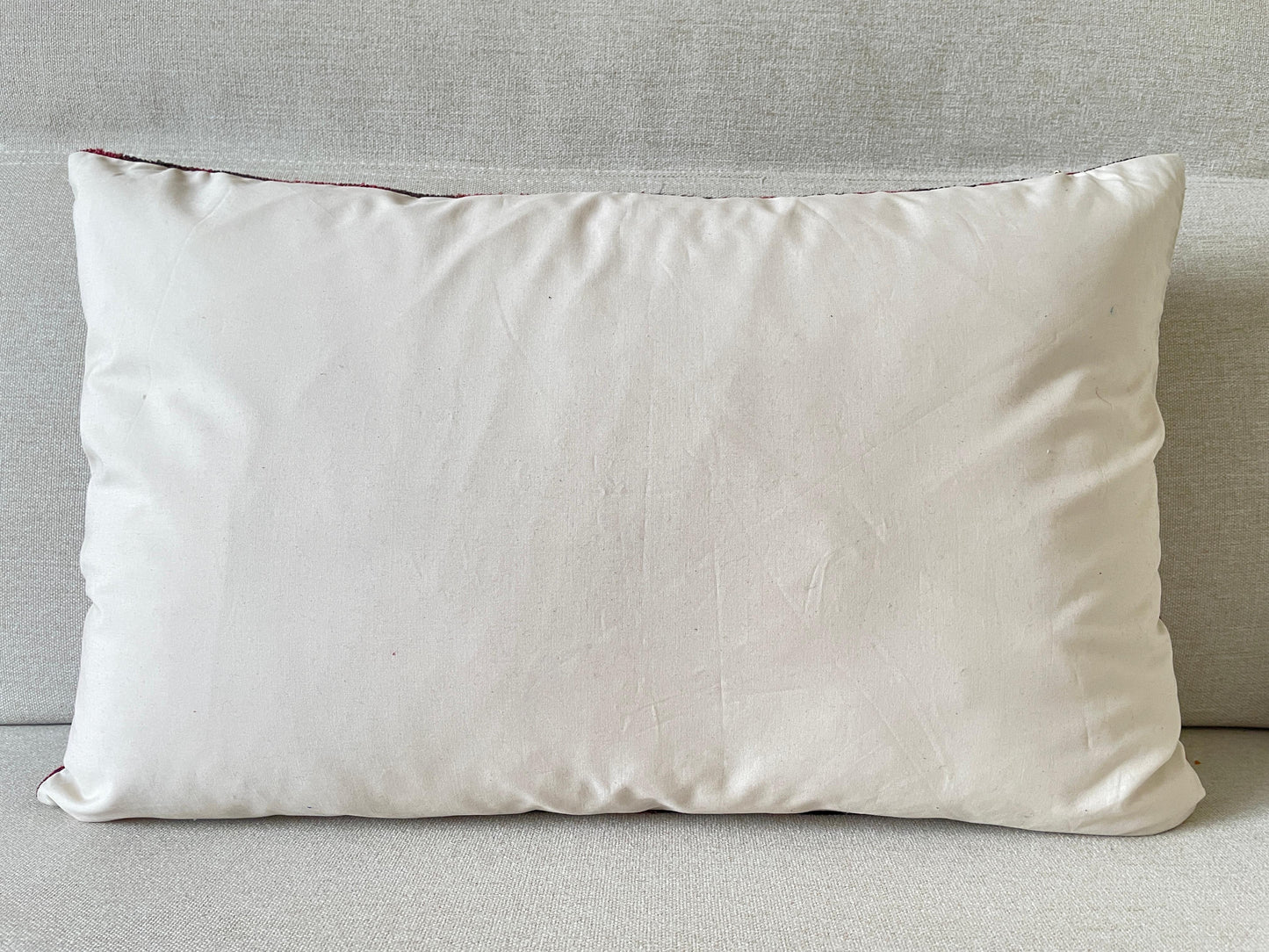 Ikat velvet cushion Hand made (40x60cm)