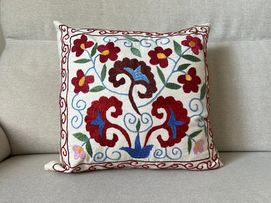 Suzani Hand Embroidered Cushion