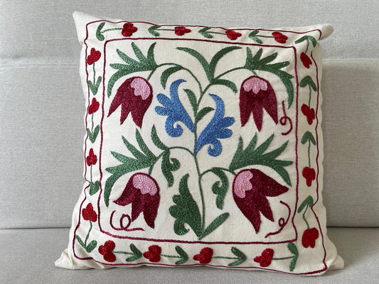Suzani Hand Embroidered Cushion
