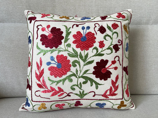 Suzani Hand Embroidered Cushion
