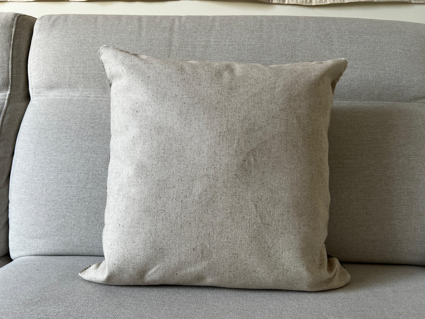 Ikat Velvet silk cushion 50x50cm.