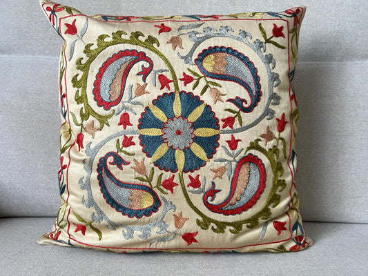 Suzani Pure Silk cushion