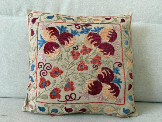 Suzani Hand Embroidered Cushion