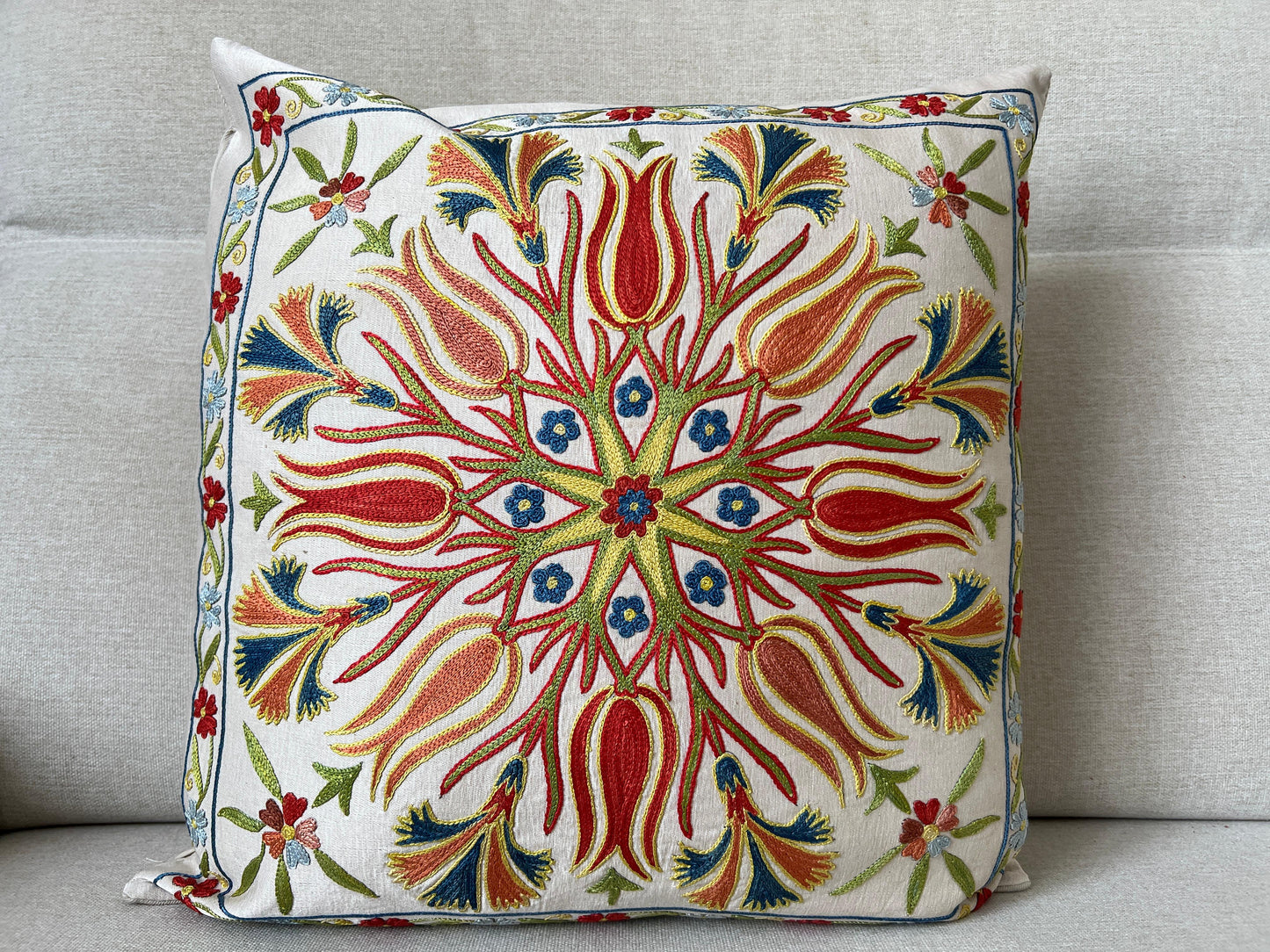 Suzani Pure Silk cushion
