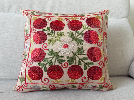 Suzani Hand Embroidered Cushion