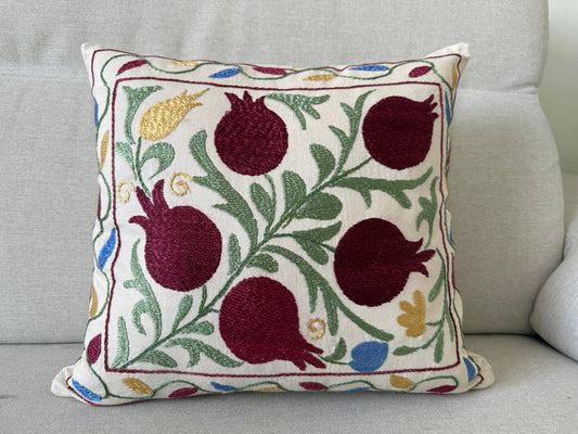 Suzani Hand Embroidered Cushion