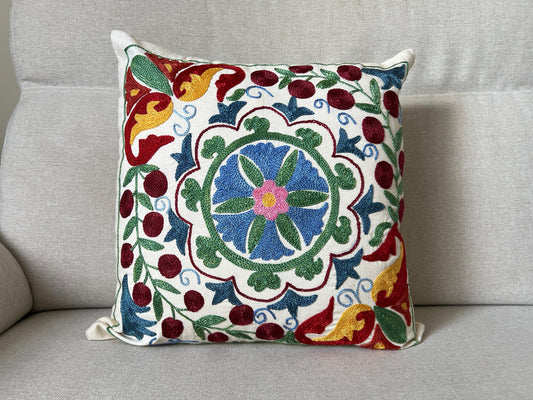 Suzani Hand Embroidered Cushion