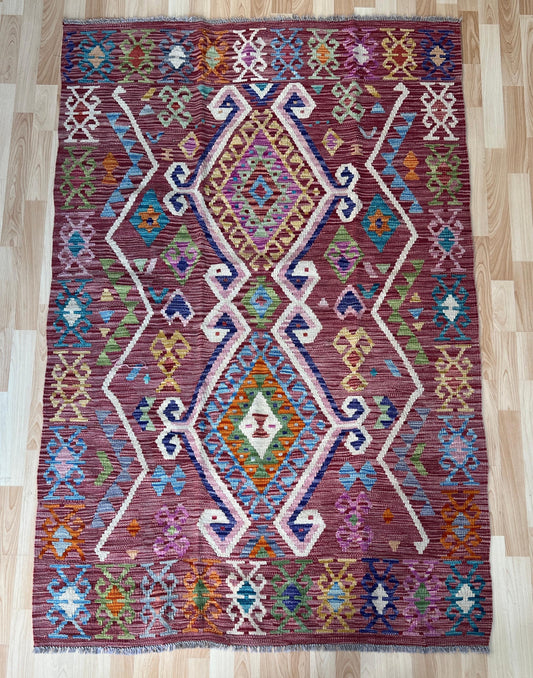 Classic Afghan Maimana Kilim