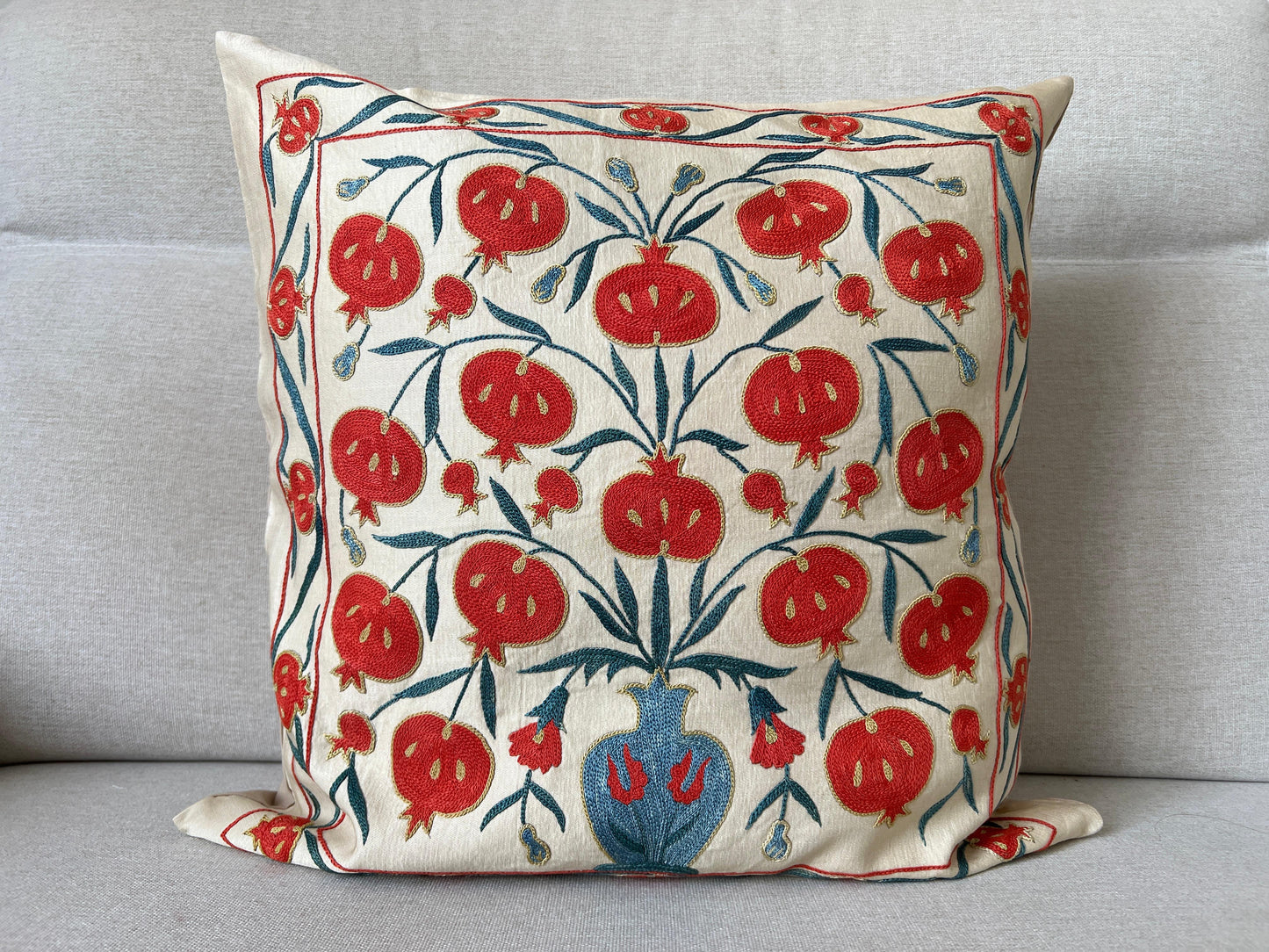 Suzani Pure Silk cushion