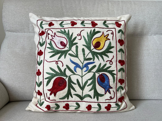 Suzani Hand Embroidered Cushion