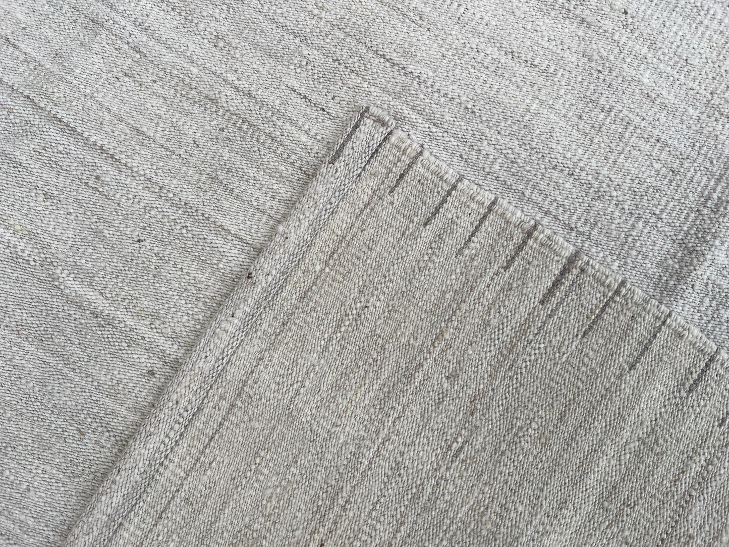 Contemporary plain kilim.