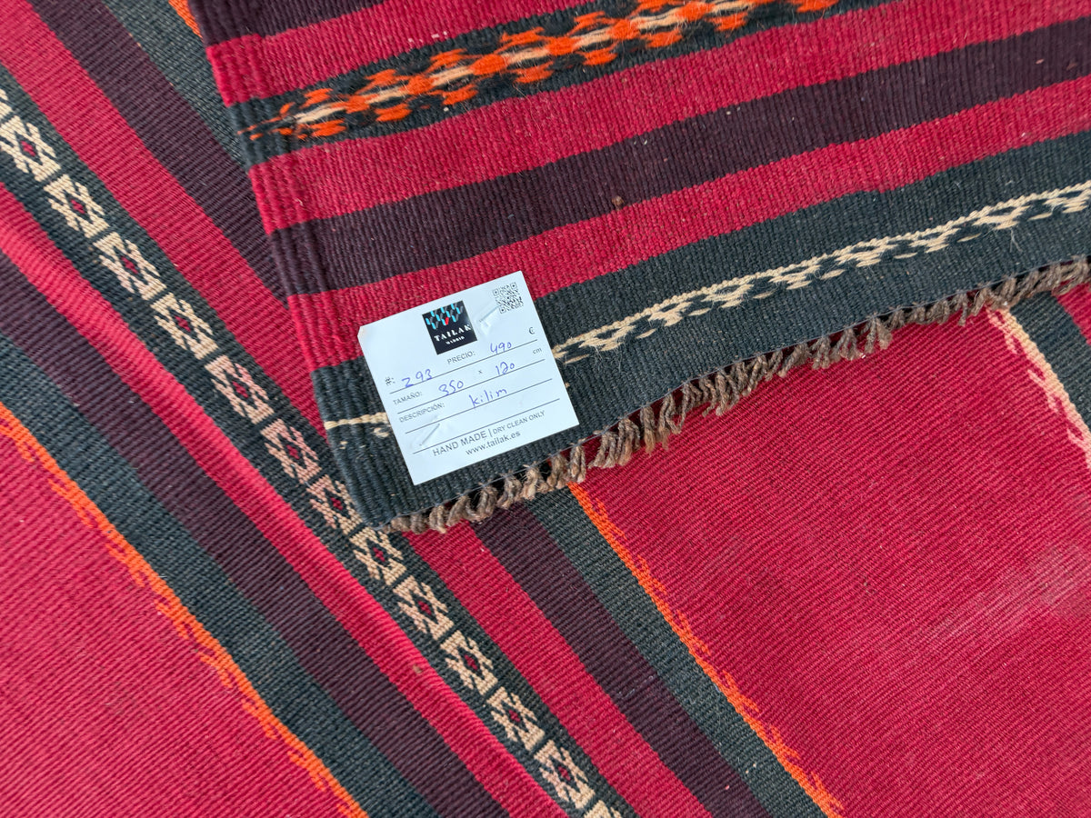 Vintage kilim Runner 350x120cm