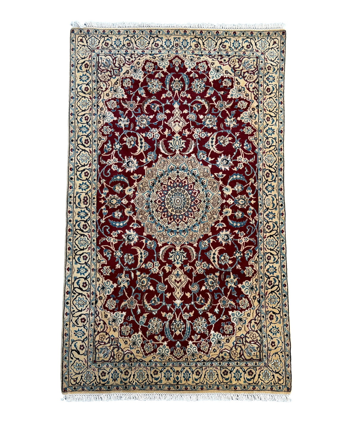 Nain Irani Silk Rug (210x125cm)