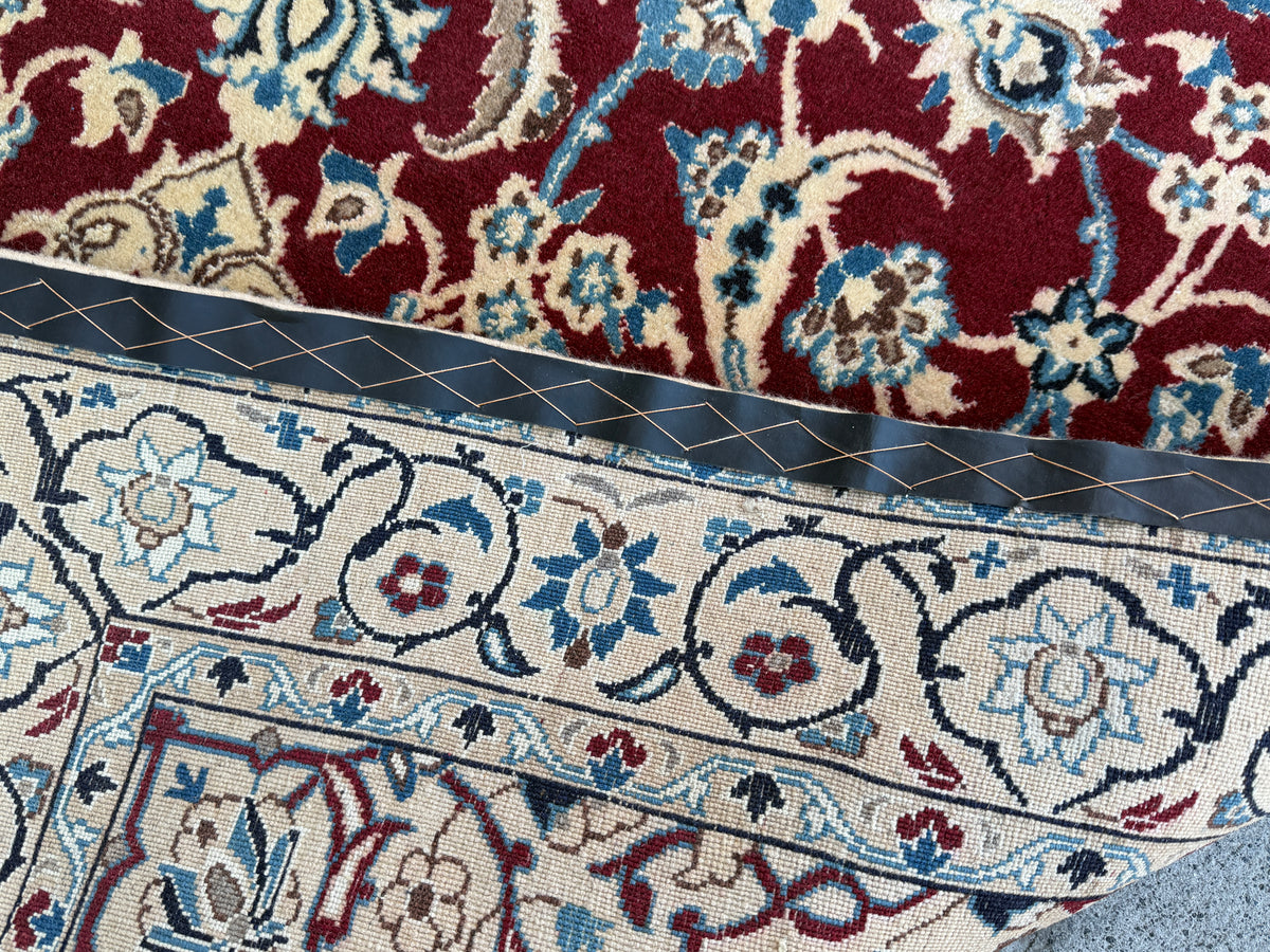 Nain Irani Silk Rug (210x125cm)