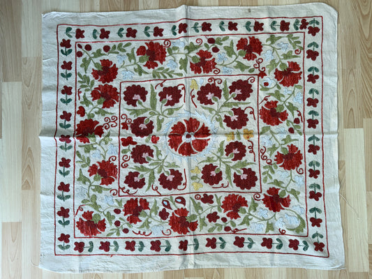 Suzani Hand Embroidered Silk