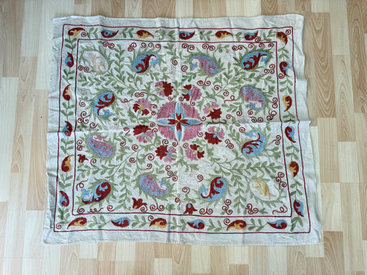 Suzani Hand Embroidered Silk