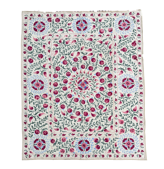 Suzani Hand Embroidered Silk