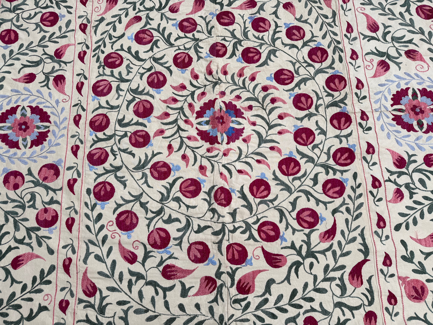 Suzani Hand Embroidered Silk