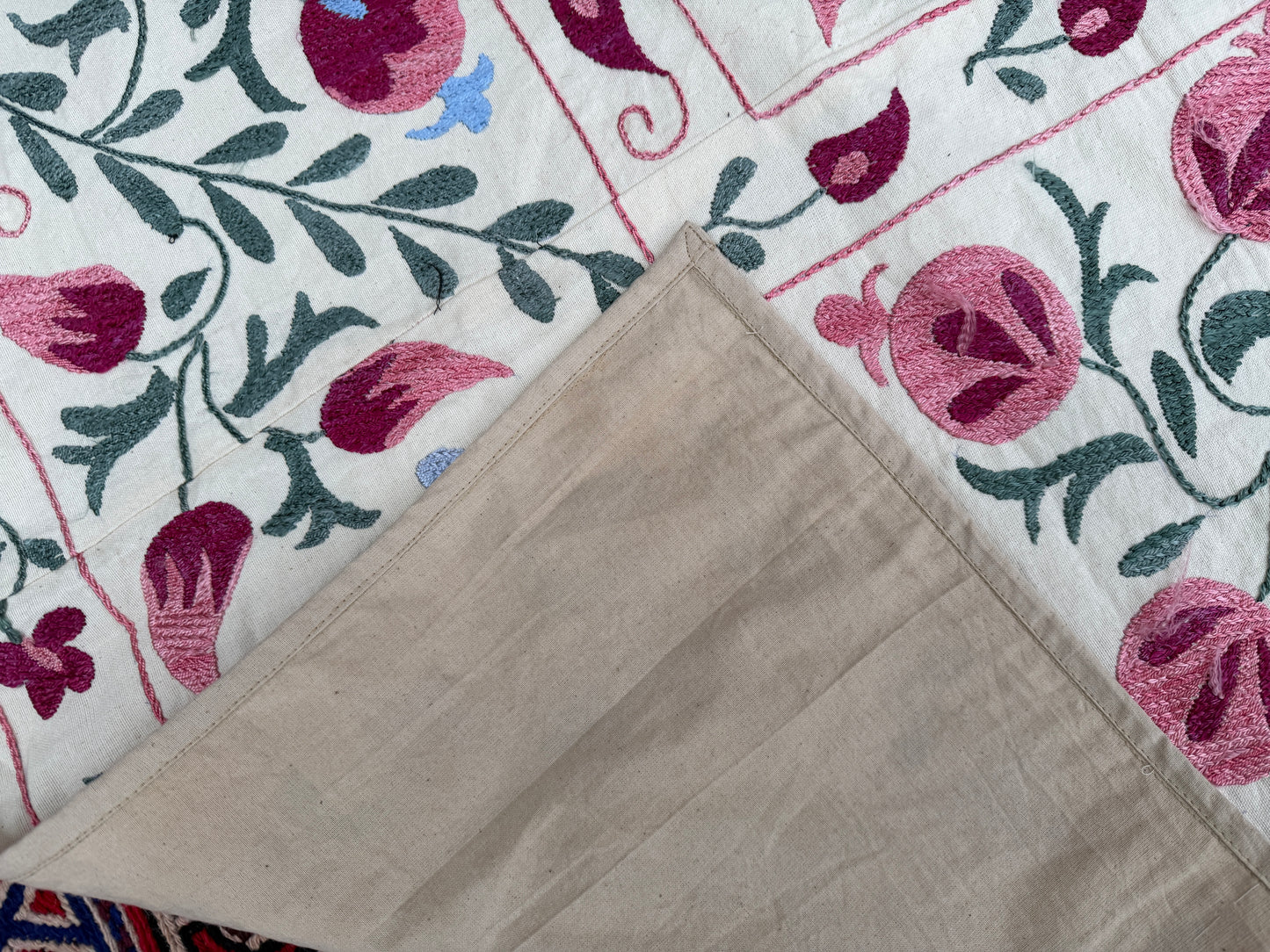 Suzani Hand Embroidered Silk