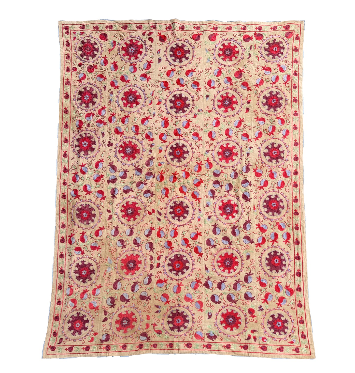 Suzani Hand Embroidered Silk