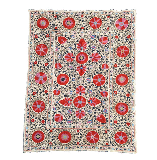 Suzani Hand Embroidered Silk