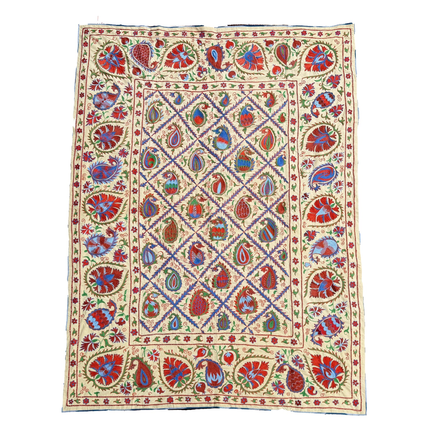 Suzani Hand Embroidered Silk