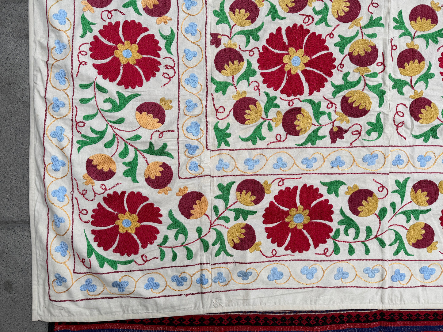 Suzani Hand Embroidered Silk