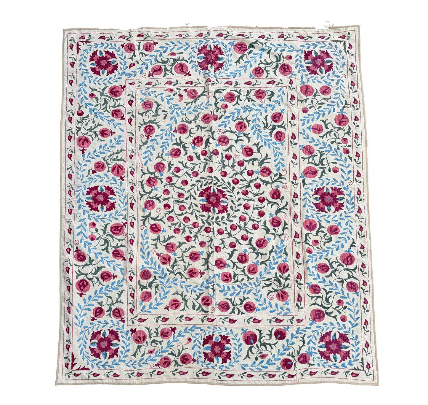 Suzani Hand Embroidered Silk